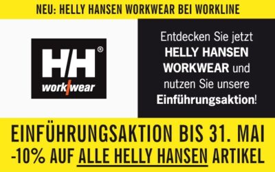 NEU: Helly Hansen Workwear. Einführungsaktion bis 31. Mai