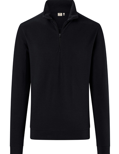 HAKRO 535 Zip-Longsleeve Piqué MIKRALINAR® ECO