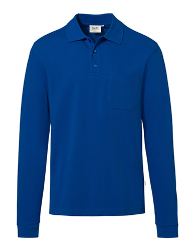 HAKRO No. 817 Pocket-Longsleeve-Polo MIKRALINAR® ECO