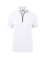 HAKRO No. 334 Damen Zip-Shirt Piqué MIKRALINAR® ECO