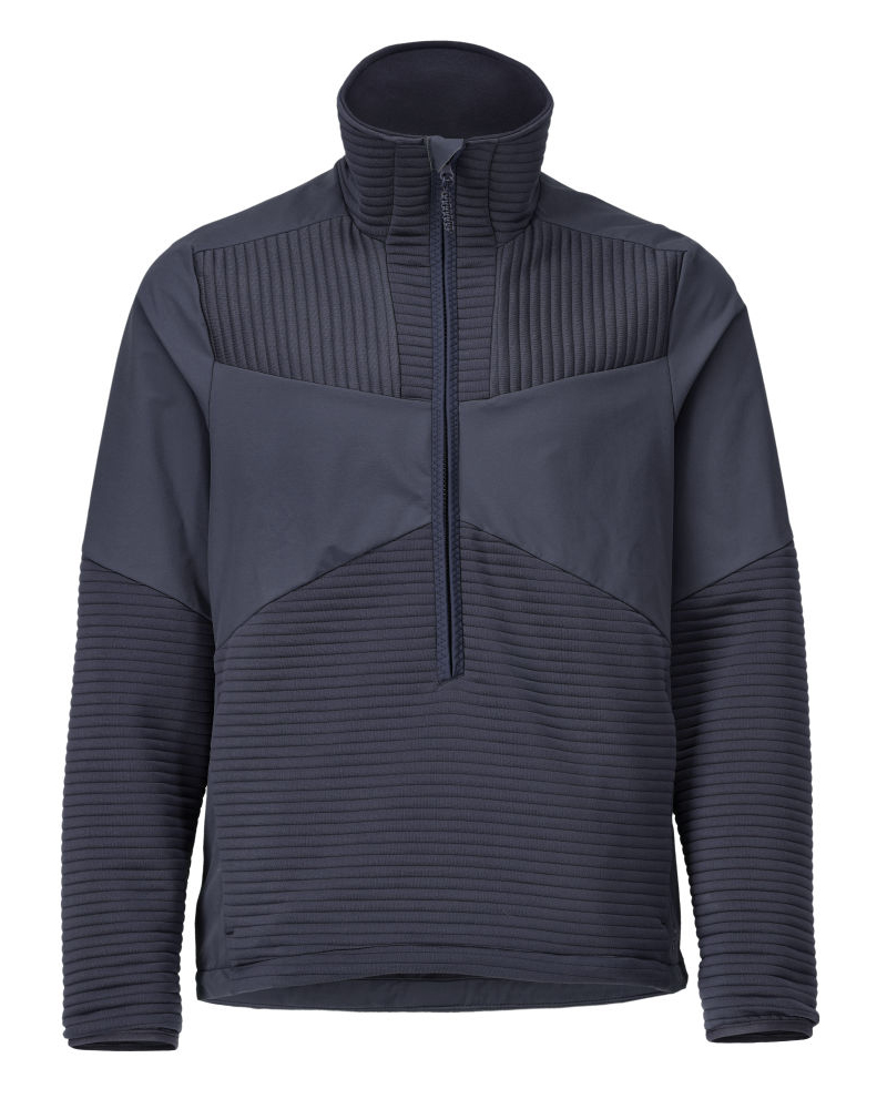 Fleecepullover, kurzer Reißversch., Futter 22005