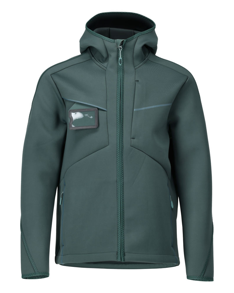 Soft Shell Jacke, Kapuze, moderne Passform 22086
