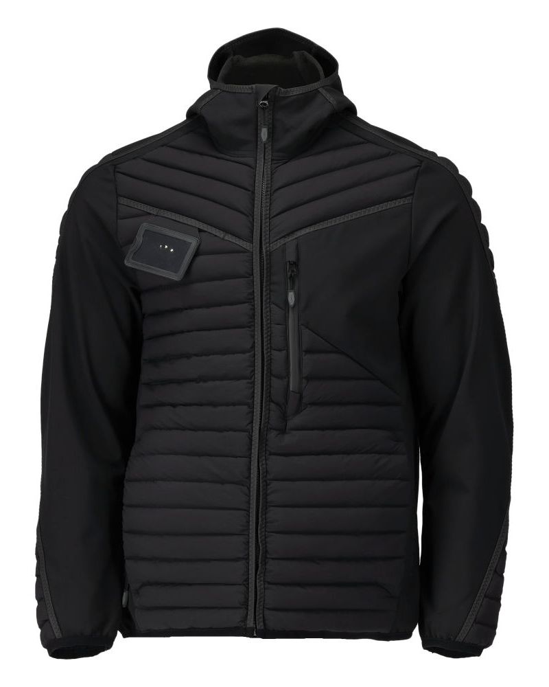 Jacke mit Kapuze, leichtem Futter 22215