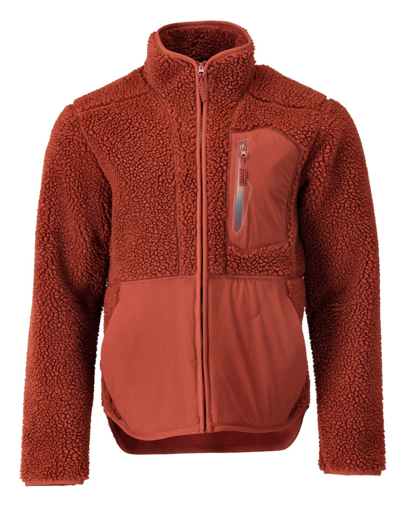 Faserpelz Jacke mit Reißverschluss 22303