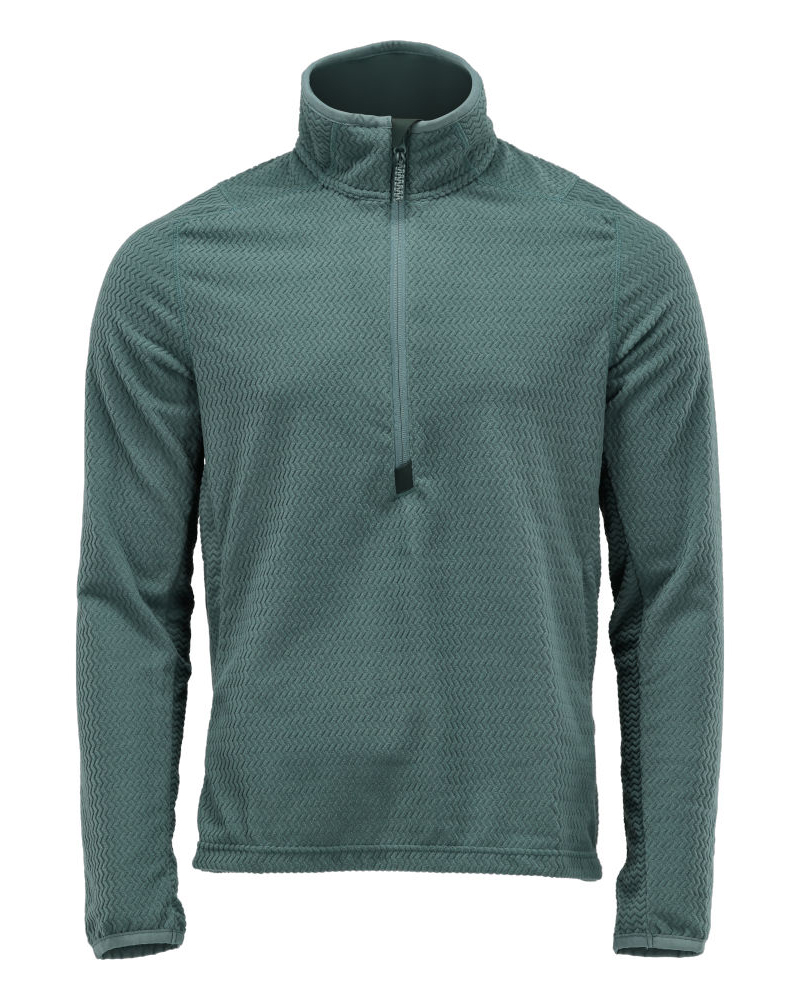 Microfleece Pullover mit kurzem Zipper 22703