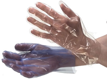 PE-Einmalhandschuh Blau