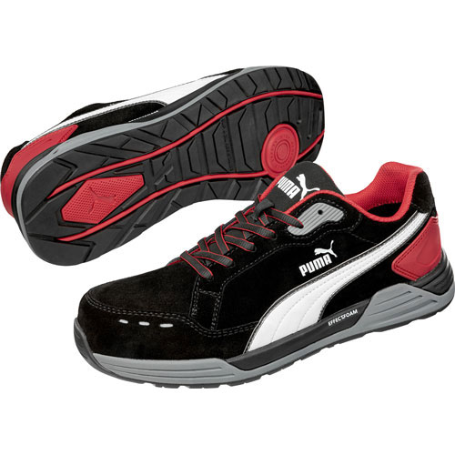 Puma Airtwist Blk/Red Low S3 ESD HRO SRC